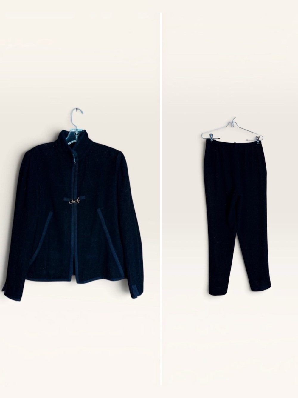 Worth New York 100% Wool 2-Piece Pantsuit Size 4